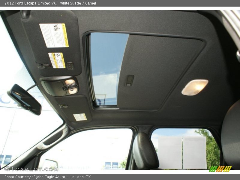 White Suede / Camel 2012 Ford Escape Limited V6