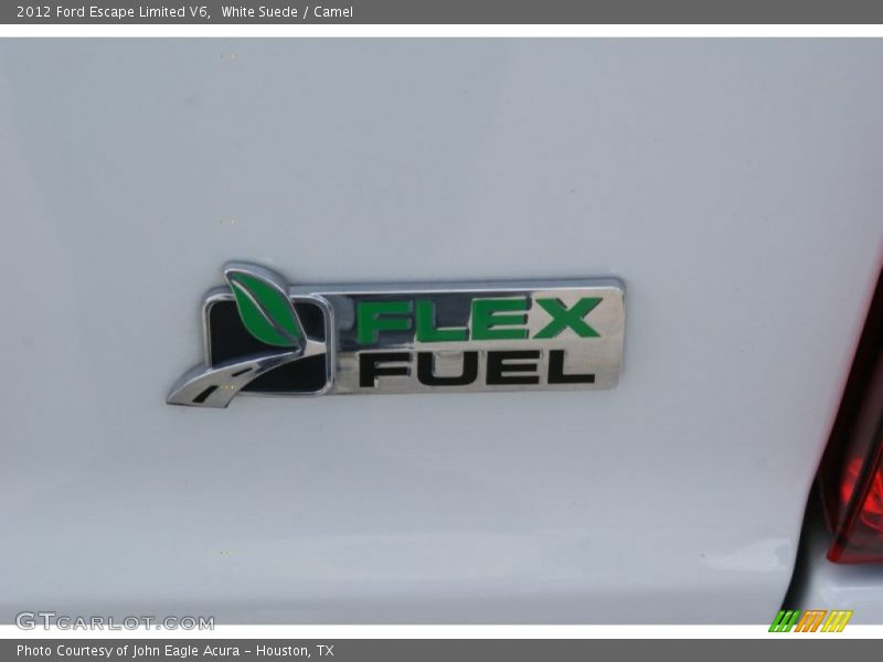 White Suede / Camel 2012 Ford Escape Limited V6