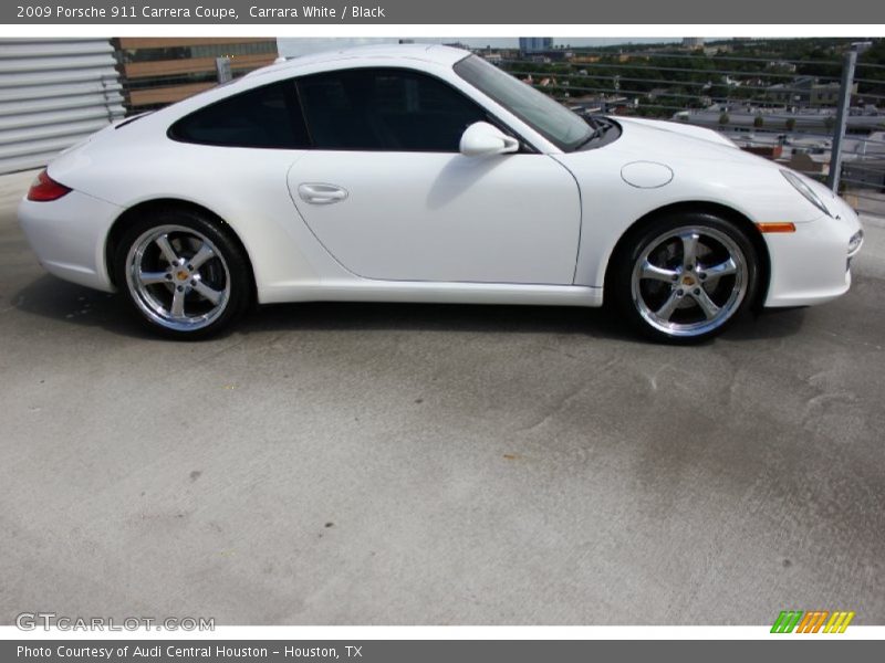 Carrara White / Black 2009 Porsche 911 Carrera Coupe