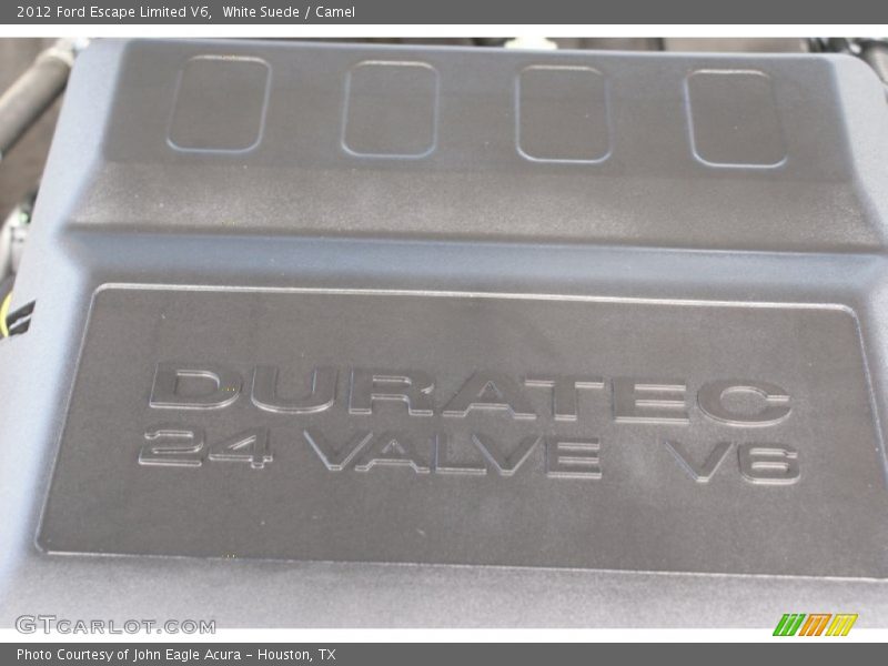 White Suede / Camel 2012 Ford Escape Limited V6
