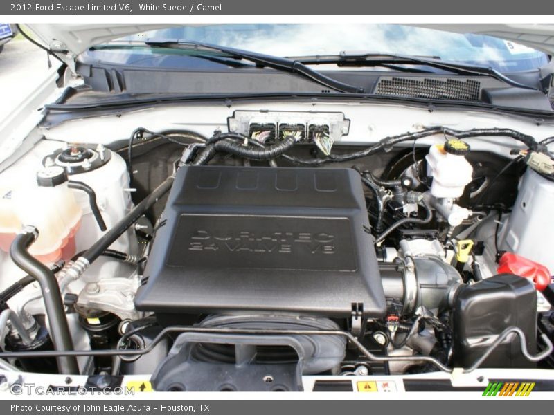 White Suede / Camel 2012 Ford Escape Limited V6