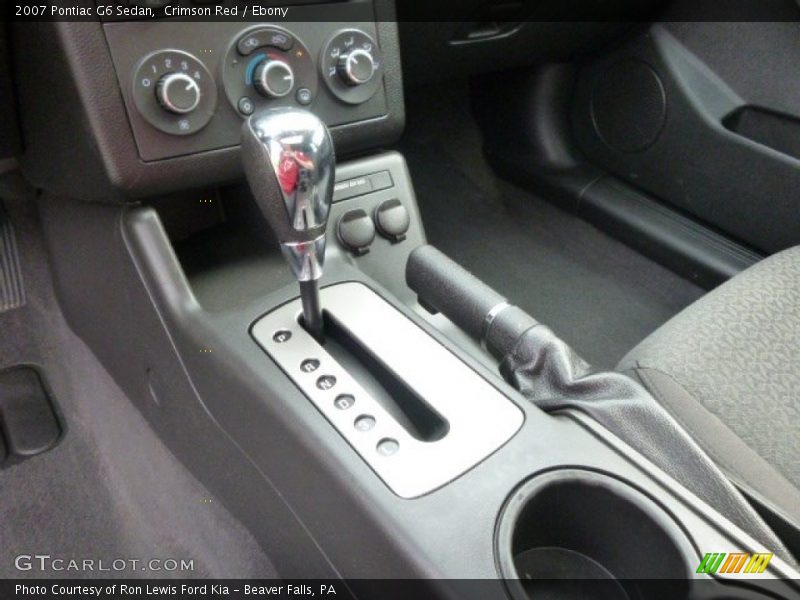 Crimson Red / Ebony 2007 Pontiac G6 Sedan