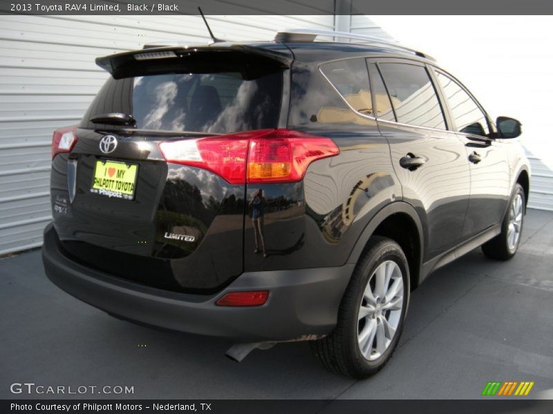 Black / Black 2013 Toyota RAV4 Limited