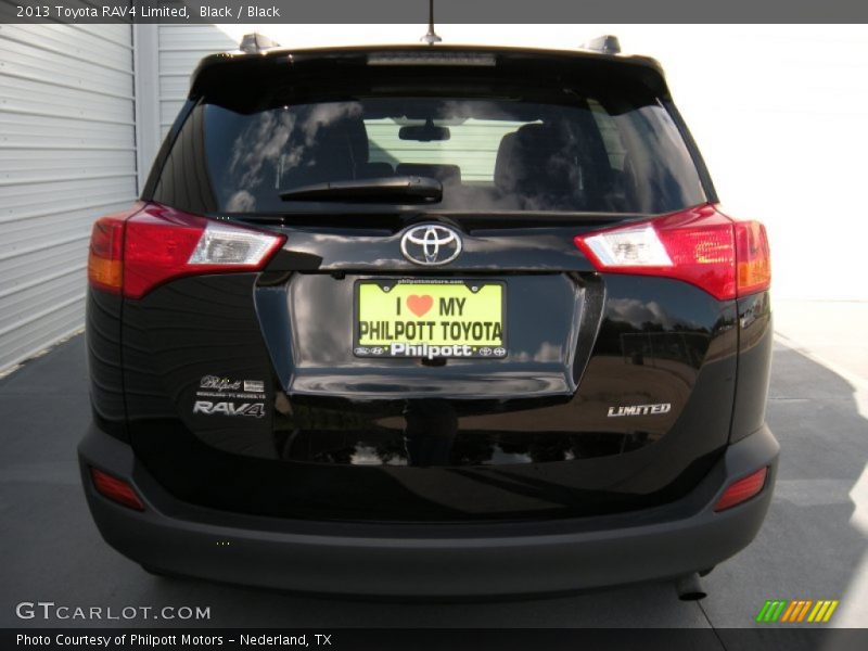 Black / Black 2013 Toyota RAV4 Limited