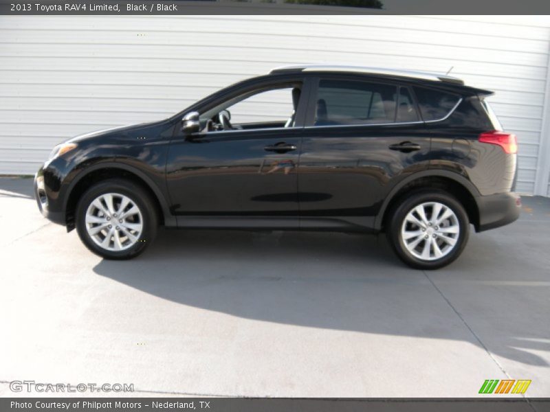 Black / Black 2013 Toyota RAV4 Limited
