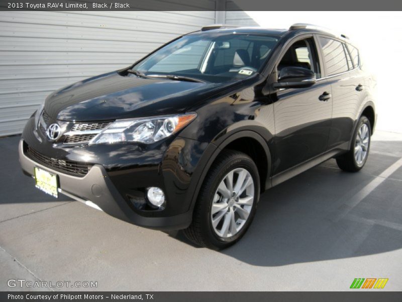 Black / Black 2013 Toyota RAV4 Limited