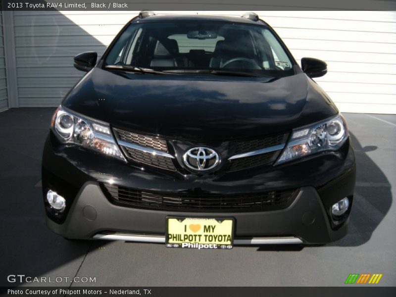 Black / Black 2013 Toyota RAV4 Limited