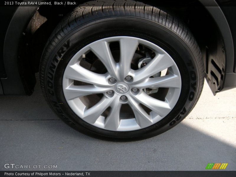 Black / Black 2013 Toyota RAV4 Limited