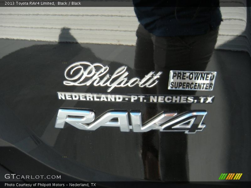 Black / Black 2013 Toyota RAV4 Limited