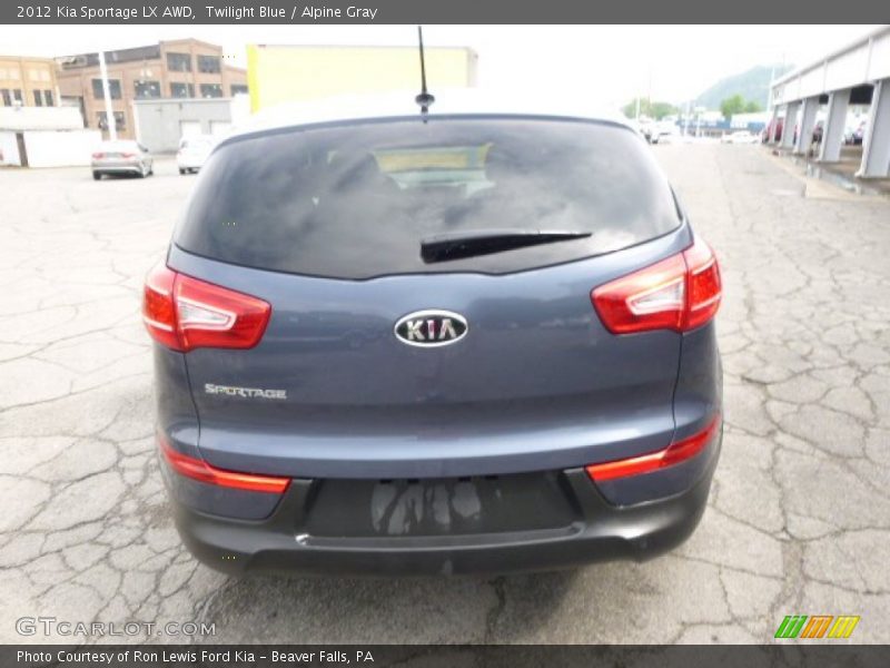 Twilight Blue / Alpine Gray 2012 Kia Sportage LX AWD