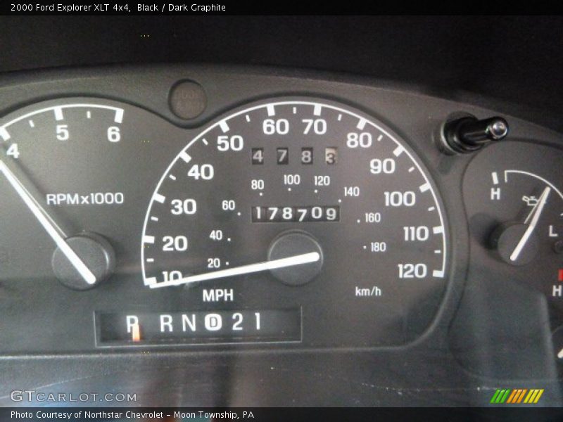 Black / Dark Graphite 2000 Ford Explorer XLT 4x4