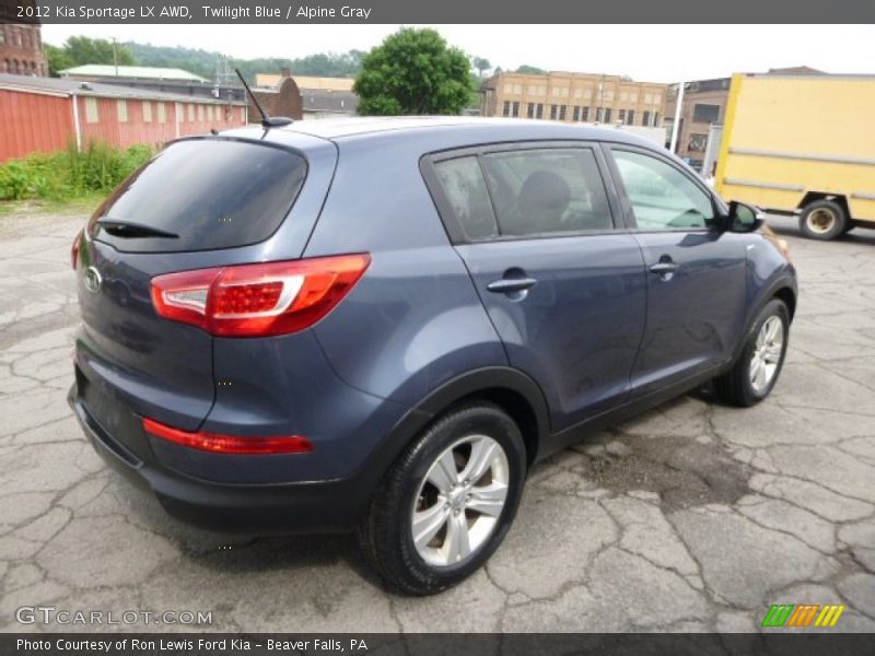 Twilight Blue / Alpine Gray 2012 Kia Sportage LX AWD