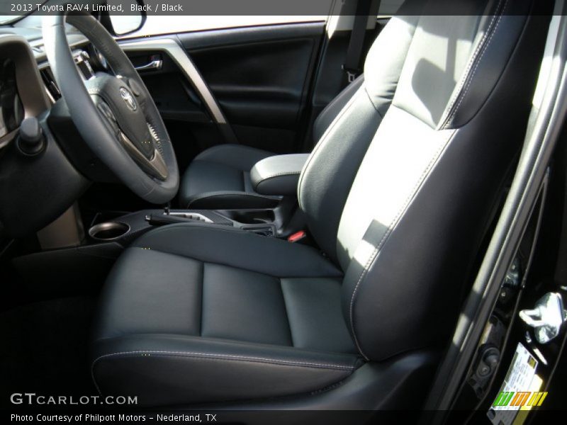 Black / Black 2013 Toyota RAV4 Limited
