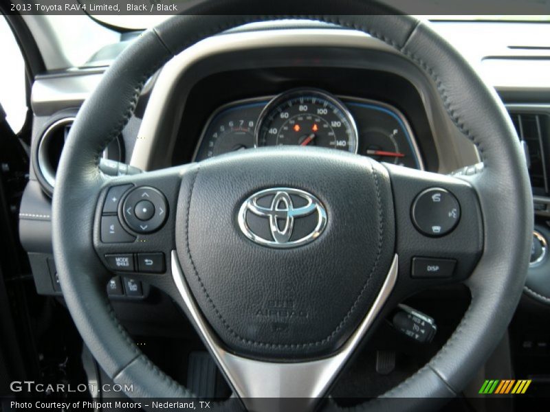 Black / Black 2013 Toyota RAV4 Limited