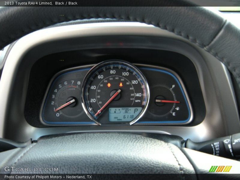 Black / Black 2013 Toyota RAV4 Limited