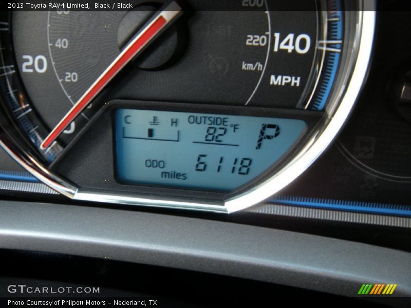 Black / Black 2013 Toyota RAV4 Limited
