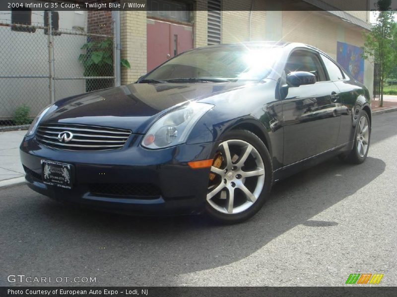 Twilight Blue / Willow 2004 Infiniti G 35 Coupe