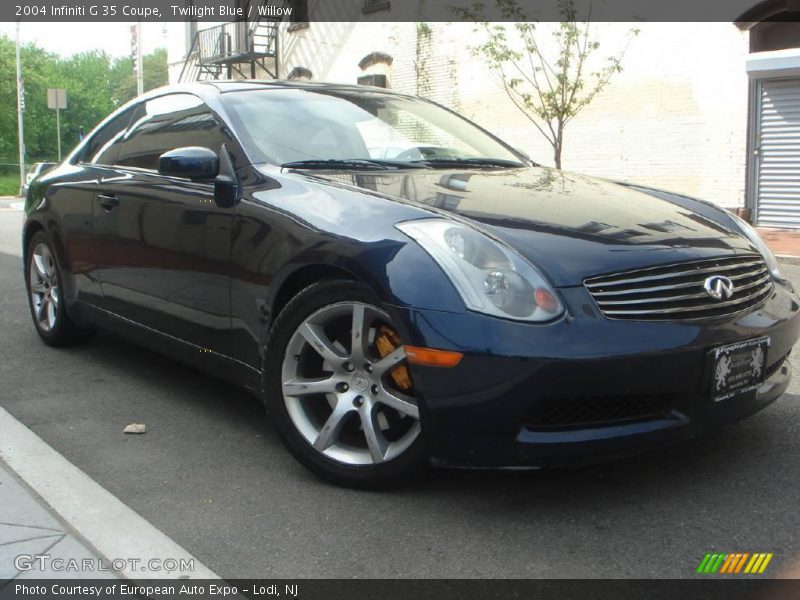 Twilight Blue / Willow 2004 Infiniti G 35 Coupe