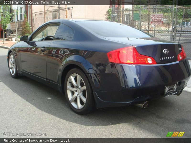 Twilight Blue / Willow 2004 Infiniti G 35 Coupe