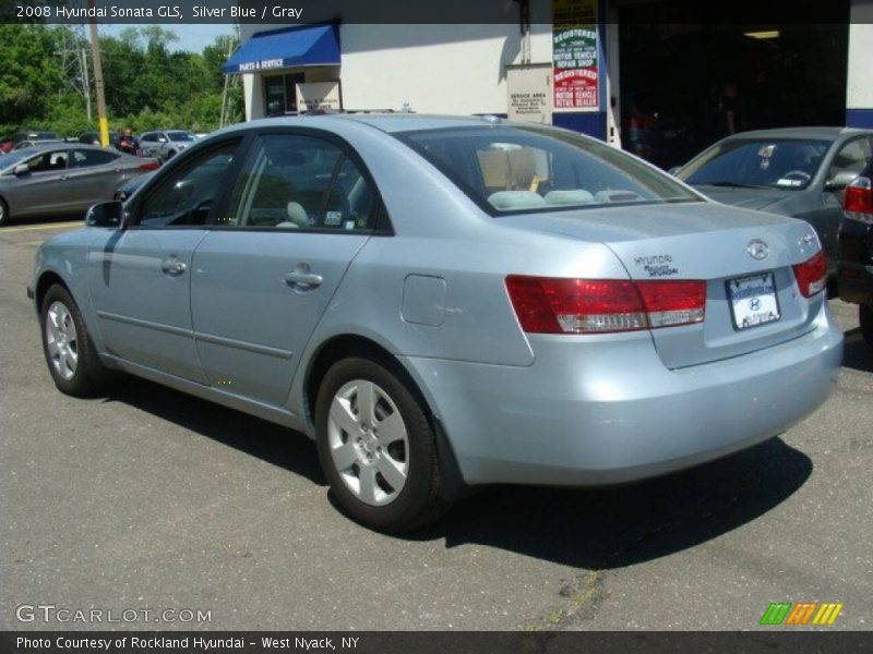 Silver Blue / Gray 2008 Hyundai Sonata GLS