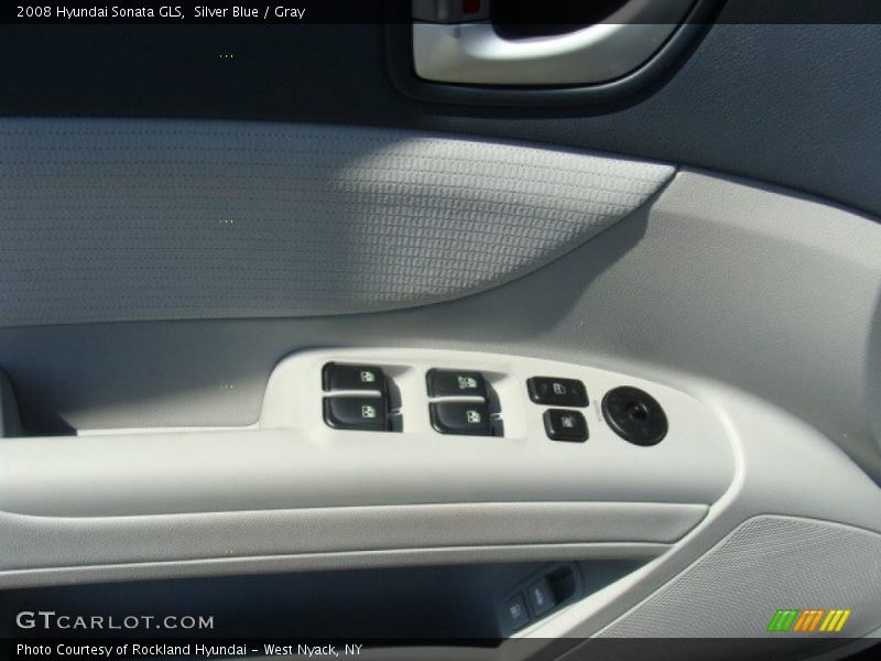 Silver Blue / Gray 2008 Hyundai Sonata GLS