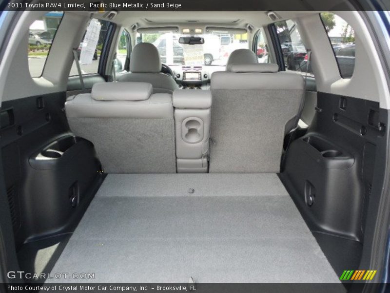 Pacific Blue Metallic / Sand Beige 2011 Toyota RAV4 Limited