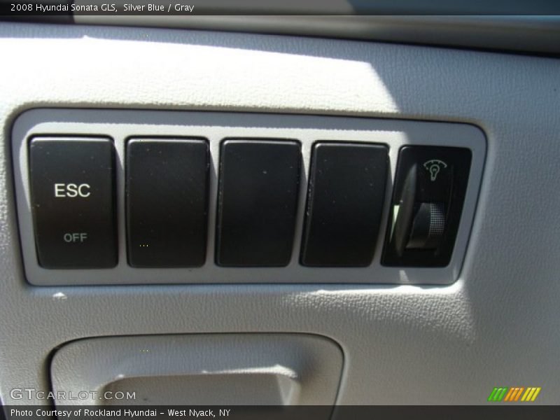 Silver Blue / Gray 2008 Hyundai Sonata GLS