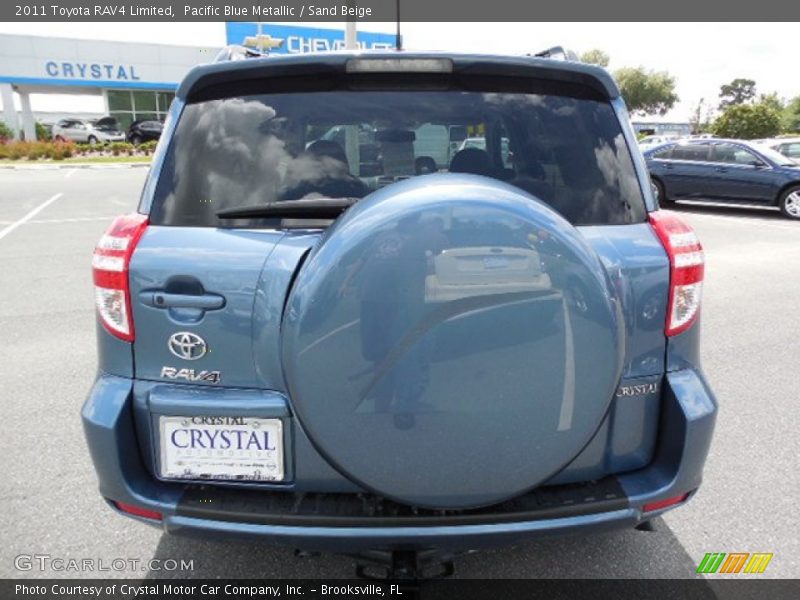 Pacific Blue Metallic / Sand Beige 2011 Toyota RAV4 Limited