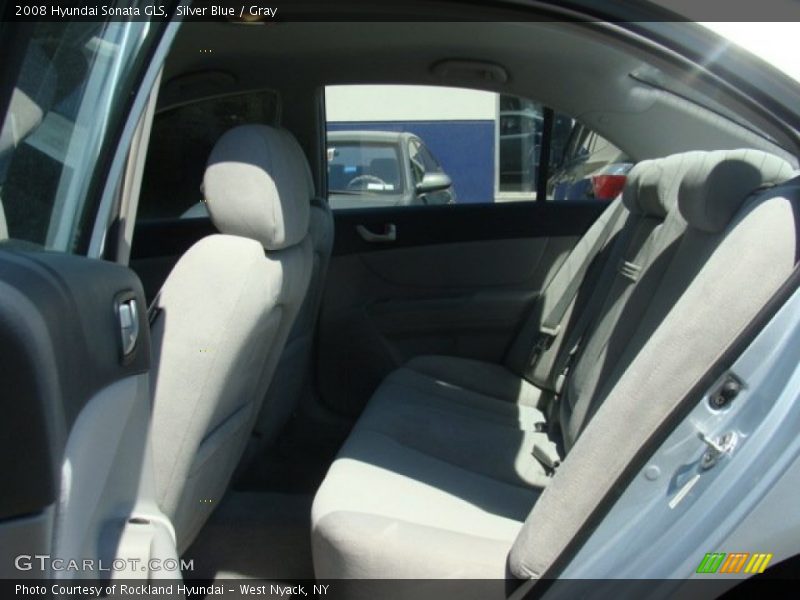 Silver Blue / Gray 2008 Hyundai Sonata GLS