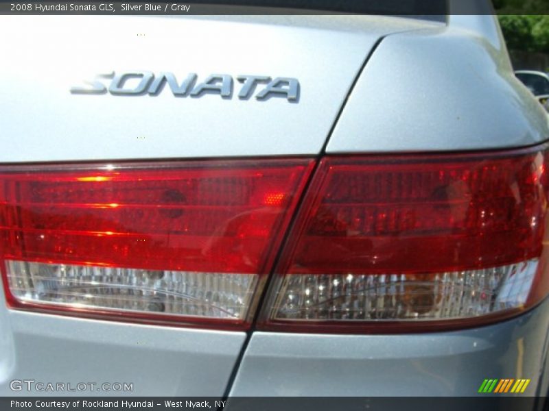 Silver Blue / Gray 2008 Hyundai Sonata GLS
