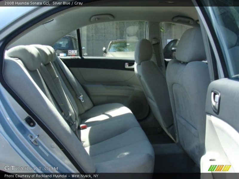 Silver Blue / Gray 2008 Hyundai Sonata GLS
