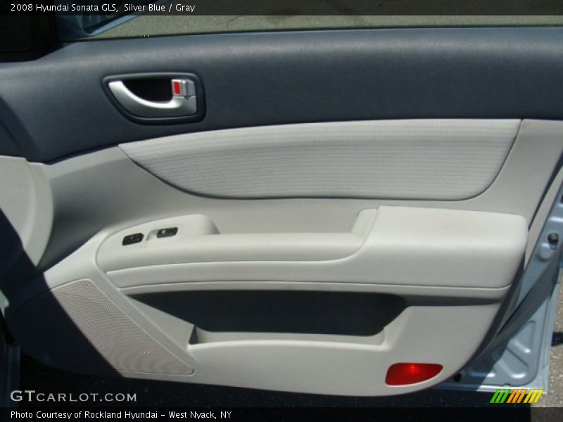 Silver Blue / Gray 2008 Hyundai Sonata GLS