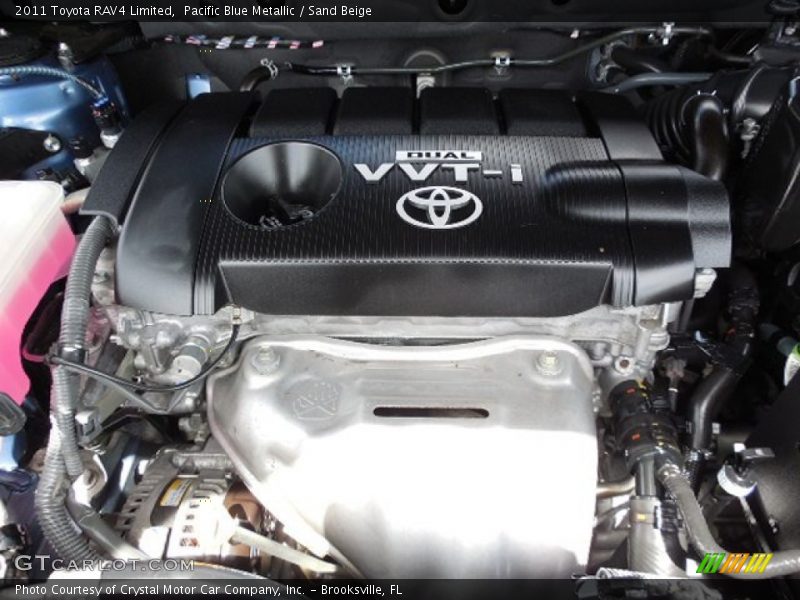 Pacific Blue Metallic / Sand Beige 2011 Toyota RAV4 Limited