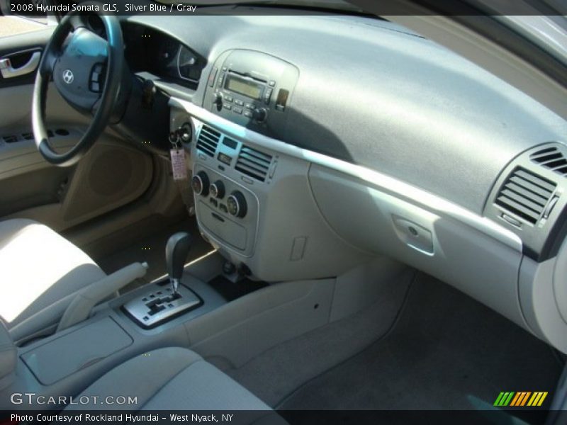 Silver Blue / Gray 2008 Hyundai Sonata GLS