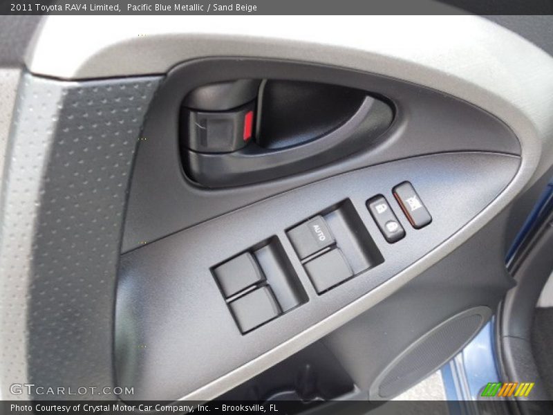 Pacific Blue Metallic / Sand Beige 2011 Toyota RAV4 Limited