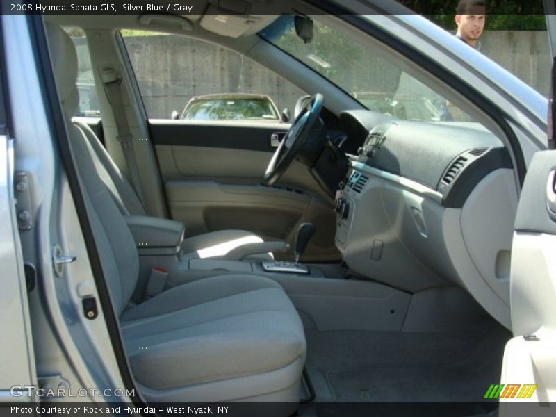 Silver Blue / Gray 2008 Hyundai Sonata GLS