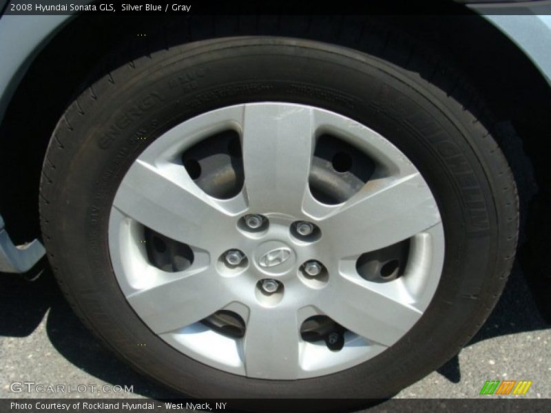 Silver Blue / Gray 2008 Hyundai Sonata GLS