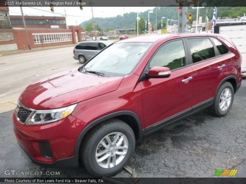 Remington Red / Beige 2015 Kia Sorento LX
