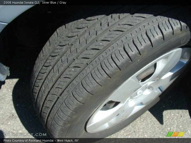 Silver Blue / Gray 2008 Hyundai Sonata GLS
