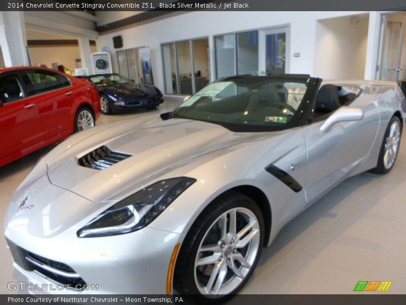 Blade Silver Metallic / Jet Black 2014 Chevrolet Corvette Stingray Convertible Z51