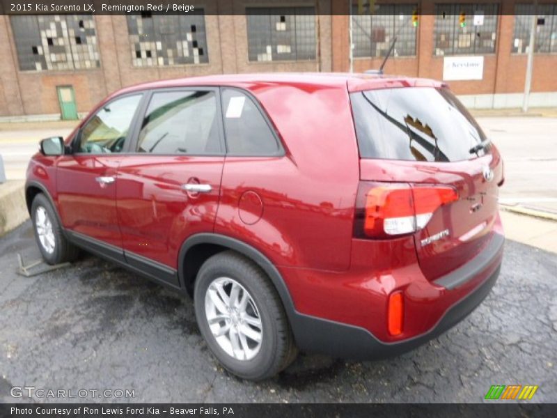 Remington Red / Beige 2015 Kia Sorento LX