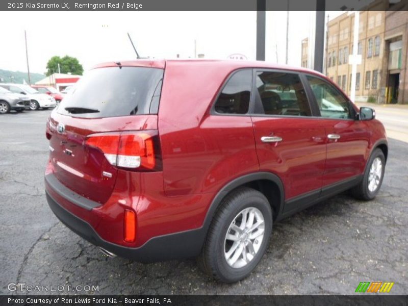 Remington Red / Beige 2015 Kia Sorento LX