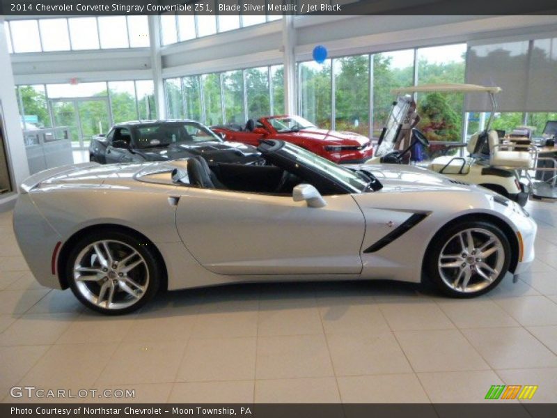 Blade Silver Metallic / Jet Black 2014 Chevrolet Corvette Stingray Convertible Z51