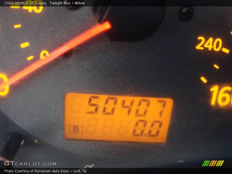 Twilight Blue / Willow 2004 Infiniti G 35 Coupe
