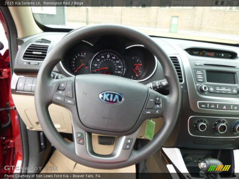 Remington Red / Beige 2015 Kia Sorento LX