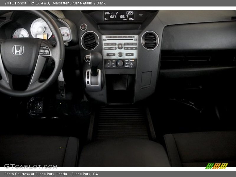 Alabaster Silver Metallic / Black 2011 Honda Pilot LX 4WD