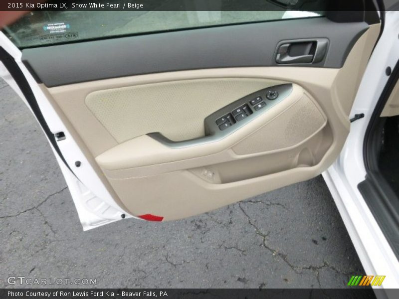 Door Panel of 2015 Optima LX