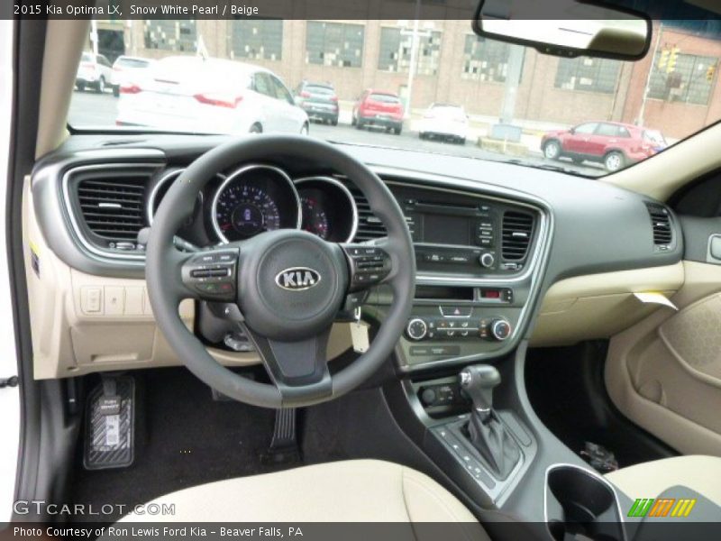 Dashboard of 2015 Optima LX
