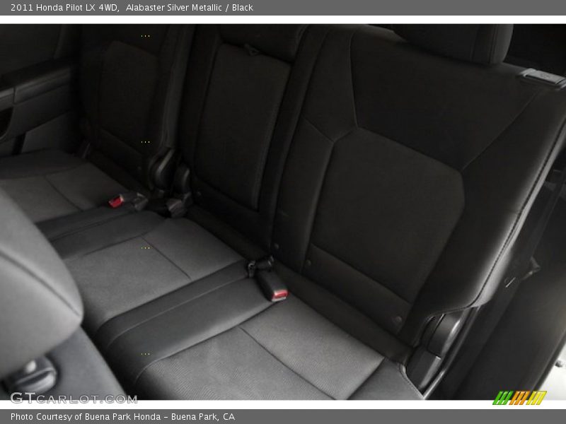 Alabaster Silver Metallic / Black 2011 Honda Pilot LX 4WD