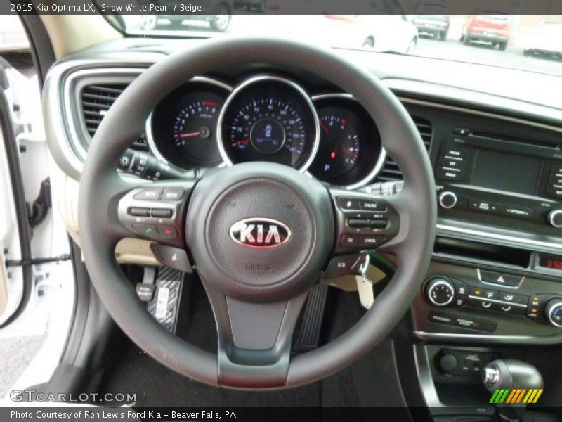 2015 Optima LX Steering Wheel